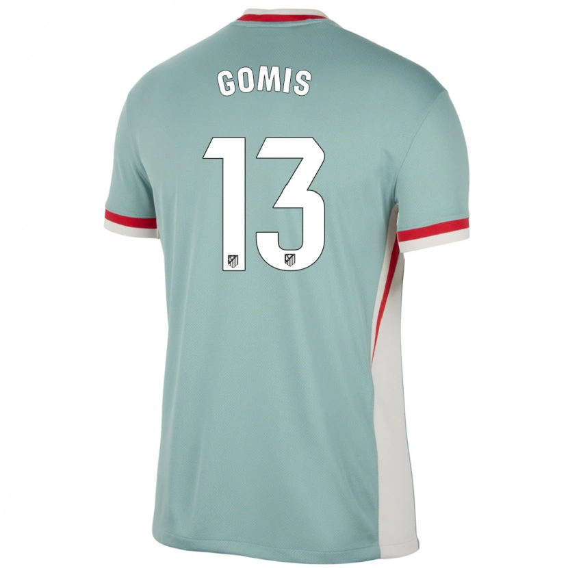 Danxen Mænd Antonio Gomis #13 Lys Beige Blå Udebane Spillertrøjer 2024/25 Trøje T-Shirt