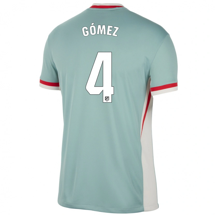 Danxen Mænd Mariano Gómez #4 Lys Beige Blå Udebane Spillertrøjer 2024/25 Trøje T-Shirt