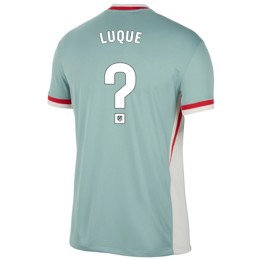 Danxen Mænd Adrian Luque #0 Lys Beige Blå Udebane Spillertrøjer 2024/25 Trøje T-Shirt