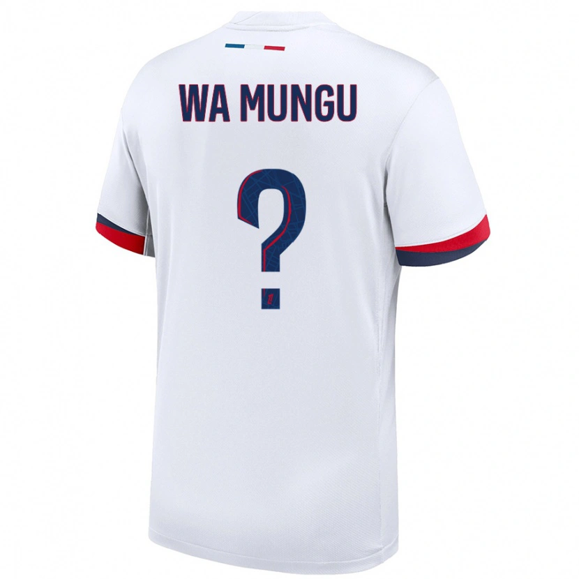 Danxen Mænd Vimoj Muntu Wa Mungu #0 Hvid Blå Rød Udebane Spillertrøjer 2024/25 Trøje T-Shirt
