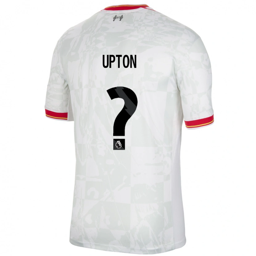 Danxen Mænd Joe Upton #0 Hvid Rød Sort Tredje Sæt Spillertrøjer 2024/25 Trøje T-Shirt