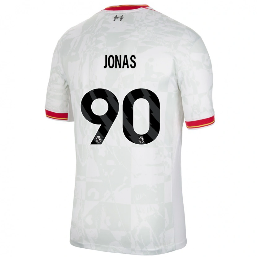 Danxen Mænd Lee Jonas #90 Hvid Rød Sort Tredje Sæt Spillertrøjer 2024/25 Trøje T-Shirt
