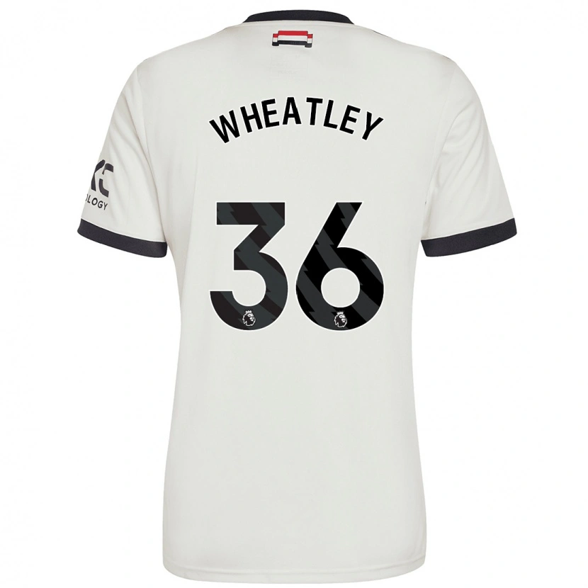 Danxen Mænd Ethan Wheatley #36 Råhvid Tredje Sæt Spillertrøjer 2024/25 Trøje T-Shirt