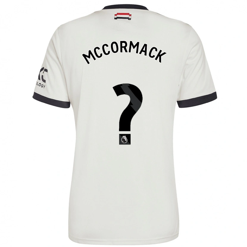 Danxen Mænd Rafe Mccormack #0 Råhvid Tredje Sæt Spillertrøjer 2024/25 Trøje T-Shirt