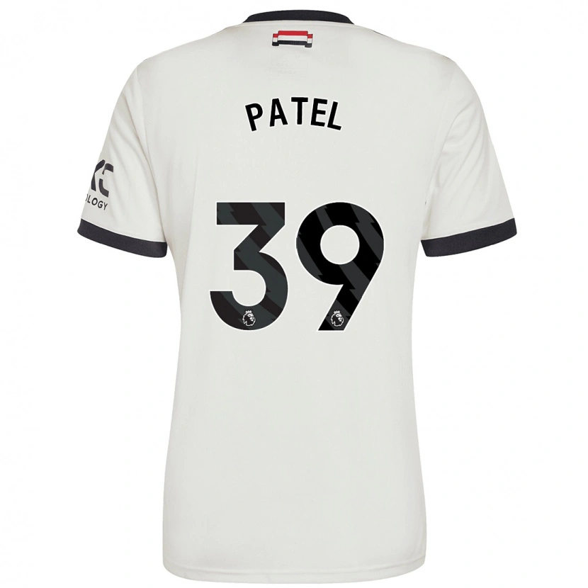 Danxen Mænd Safia Middleton-Patel #39 Råhvid Tredje Sæt Spillertrøjer 2024/25 Trøje T-Shirt