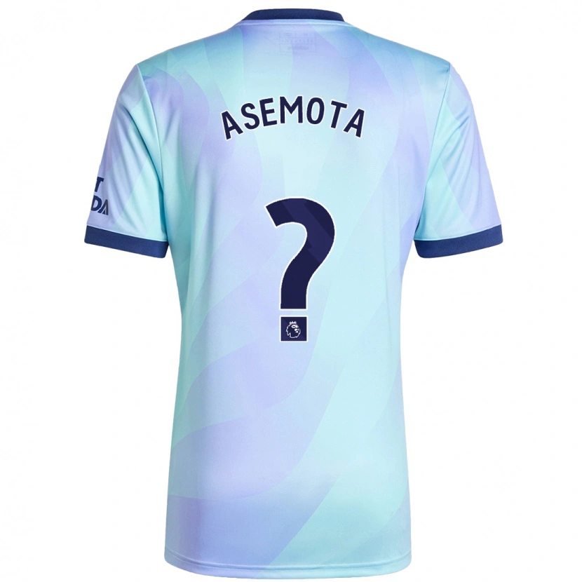 Danxen Mænd Owen Asemota #0 Aqua Tredje Sæt Spillertrøjer 2024/25 Trøje T-Shirt