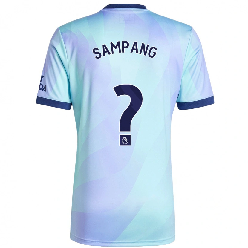 Danxen Mænd Saurap Sampang #0 Aqua Tredje Sæt Spillertrøjer 2024/25 Trøje T-Shirt