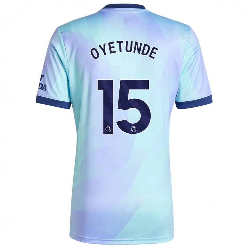 Danxen Mænd Daniel Oyetunde #15 Aqua Tredje Sæt Spillertrøjer 2024/25 Trøje T-Shirt