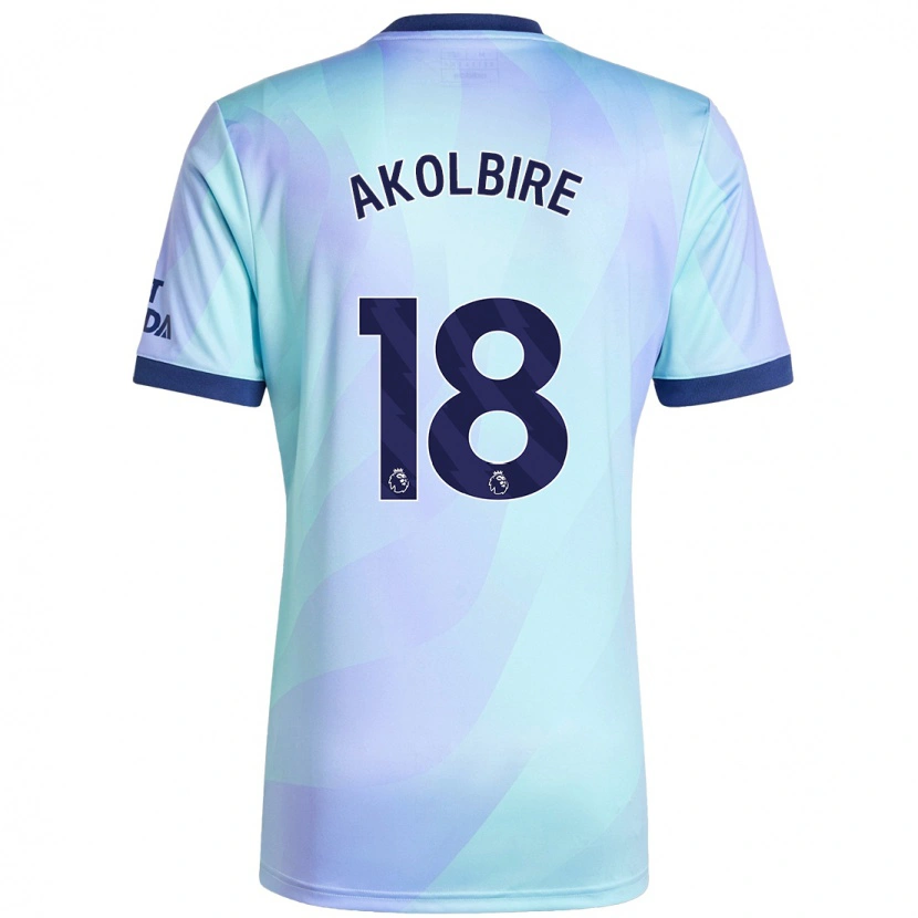 Danxen Mænd Bless Akolbire #18 Aqua Tredje Sæt Spillertrøjer 2024/25 Trøje T-Shirt