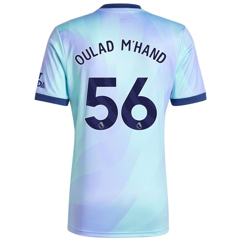 Danxen Mænd Salah-Eddine Oulad M'hand #56 Aqua Tredje Sæt Spillertrøjer 2024/25 Trøje T-Shirt