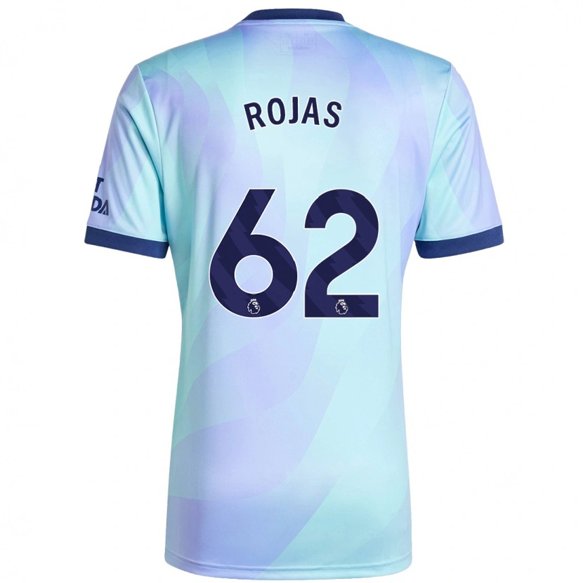 Danxen Mænd Alexei Rojas #62 Aqua Tredje Sæt Spillertrøjer 2024/25 Trøje T-Shirt