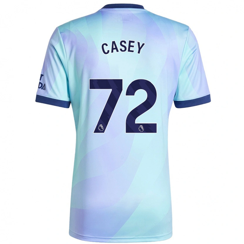 Danxen Mænd Dan Casey #72 Aqua Tredje Sæt Spillertrøjer 2024/25 Trøje T-Shirt