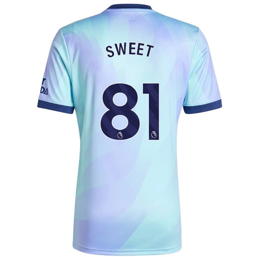 Danxen Mænd Will Sweet #81 Aqua Tredje Sæt Spillertrøjer 2024/25 Trøje T-Shirt
