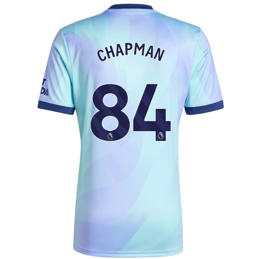 Danxen Mænd Samuel Chapman #84 Aqua Tredje Sæt Spillertrøjer 2024/25 Trøje T-Shirt