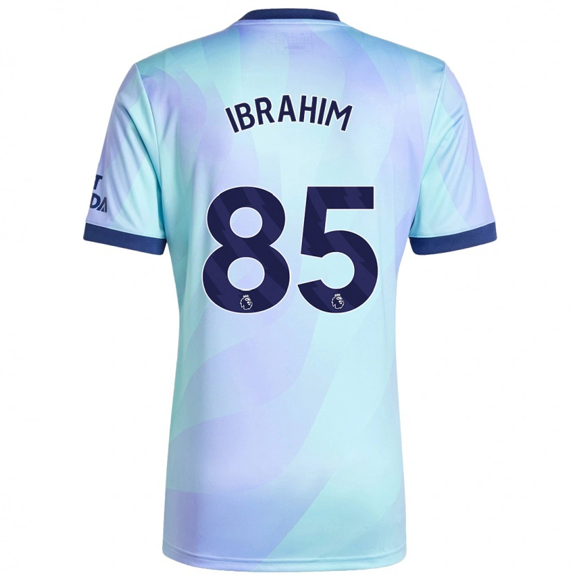 Danxen Mænd Ife Ibrahim #85 Aqua Tredje Sæt Spillertrøjer 2024/25 Trøje T-Shirt