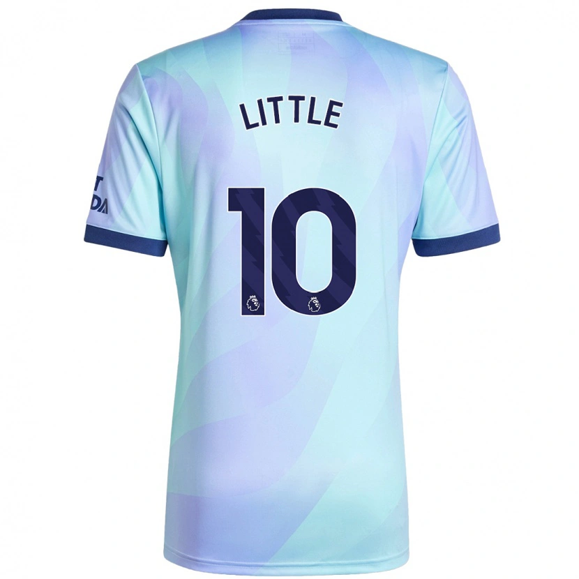 Danxen Mænd Kim Little #10 Aqua Tredje Sæt Spillertrøjer 2024/25 Trøje T-Shirt
