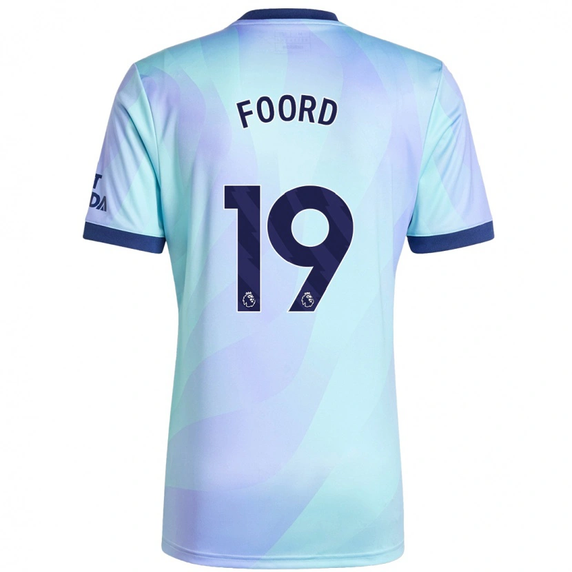 Danxen Mænd Caitlin Foord #19 Aqua Tredje Sæt Spillertrøjer 2024/25 Trøje T-Shirt