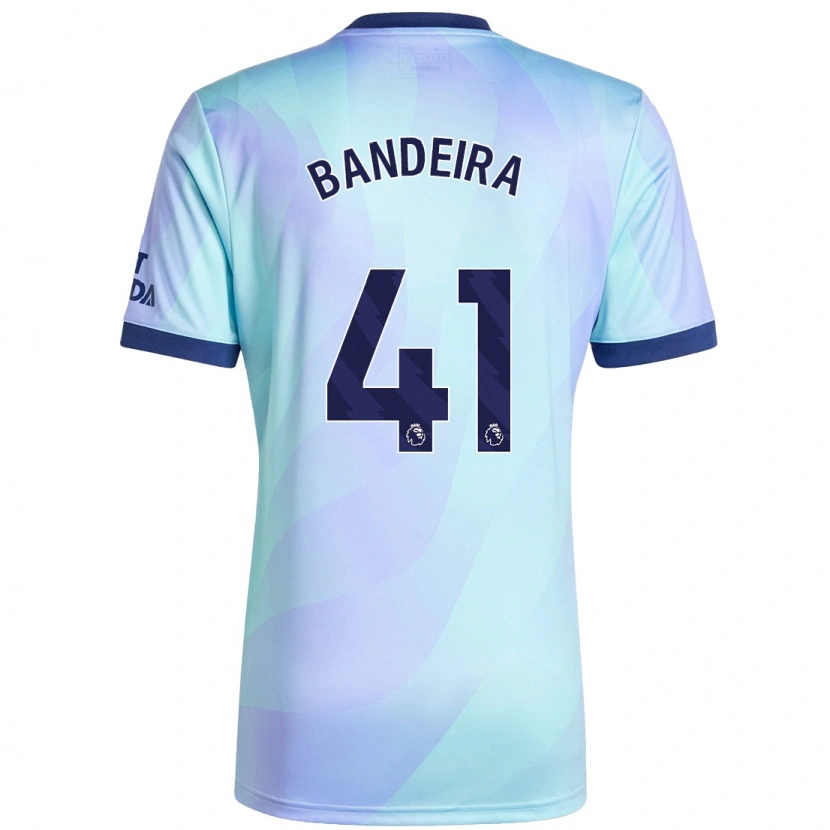 Danxen Mænd Mauro Bandeira #41 Aqua Tredje Sæt Spillertrøjer 2024/25 Trøje T-Shirt