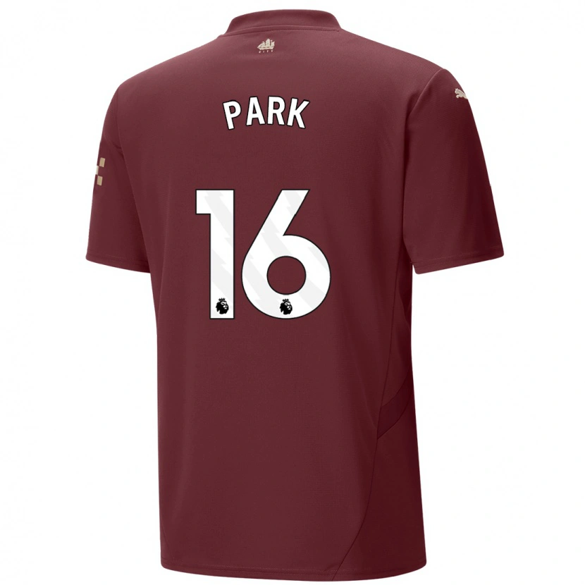 Danxen Mænd Jess Park #16 Rødbrun Tredje Sæt Spillertrøjer 2024/25 Trøje T-Shirt