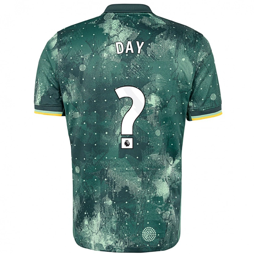 Danxen Mænd Frankie Day #0 Mintgrøn Tredje Sæt Spillertrøjer 2024/25 Trøje T-Shirt