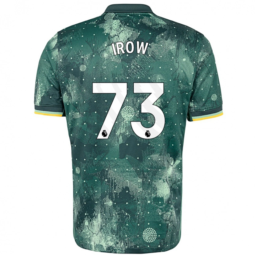 Danxen Mænd Oliver Irow #73 Mintgrøn Tredje Sæt Spillertrøjer 2024/25 Trøje T-Shirt