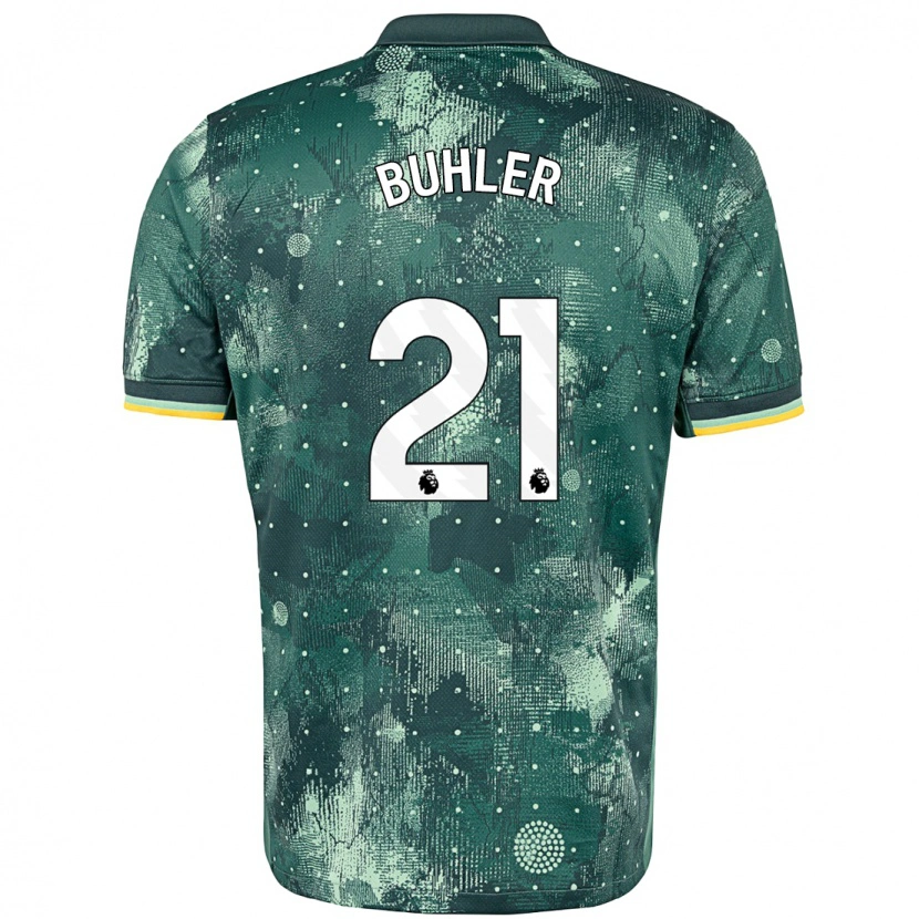 Danxen Mænd Luana Bühler #21 Mintgrøn Tredje Sæt Spillertrøjer 2024/25 Trøje T-Shirt