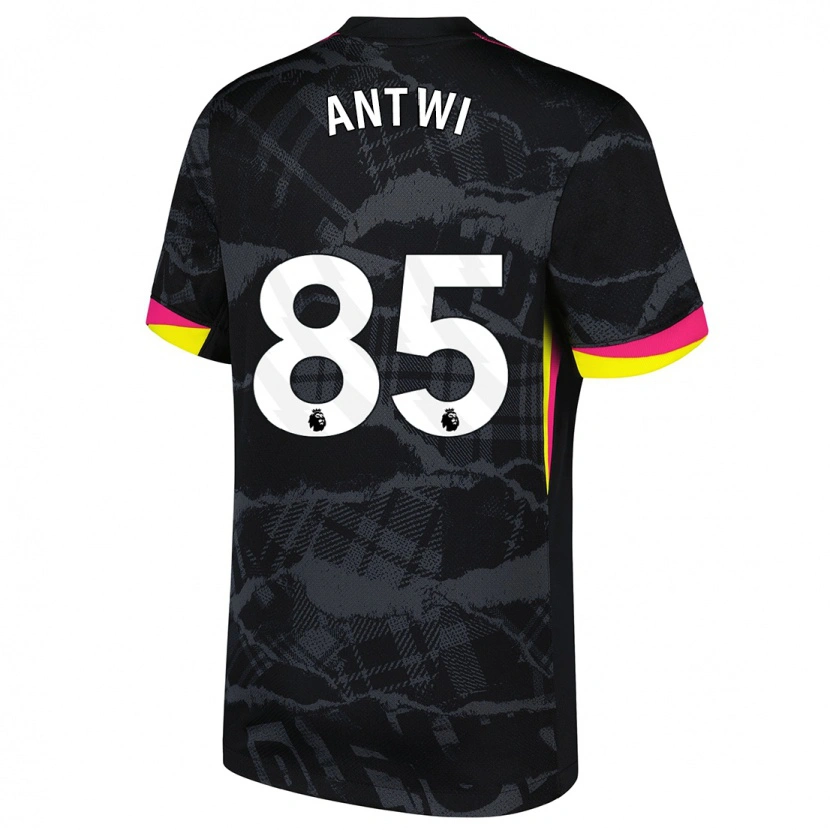 Danxen Mænd Genesis Antwi #85 Sort Pink Tredje Sæt Spillertrøjer 2024/25 Trøje T-Shirt