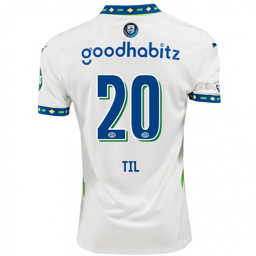 Danxen Mænd Guus Til #20 Hvid Mørkeblå Tredje Sæt Spillertrøjer 2024/25 Trøje T-Shirt