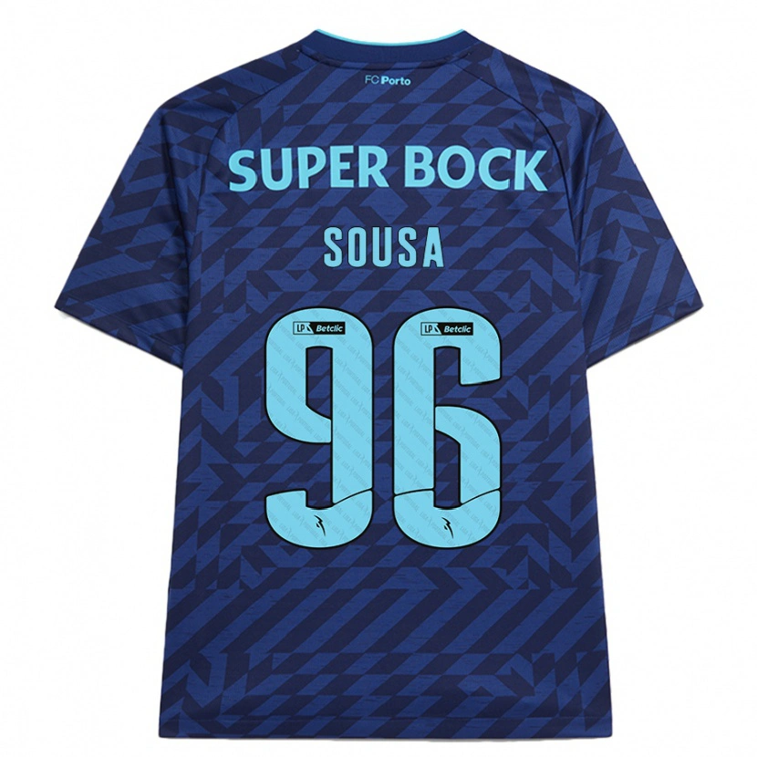 Danxen Mænd Filipe Sousa #96 Marineblå Tredje Sæt Spillertrøjer 2024/25 Trøje T-Shirt