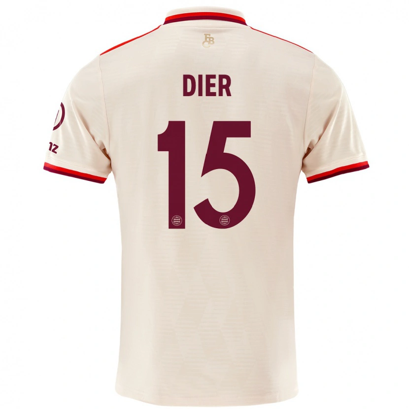 Danxen Mænd Eric Dier #15 Linned Tredje Sæt Spillertrøjer 2024/25 Trøje T-Shirt