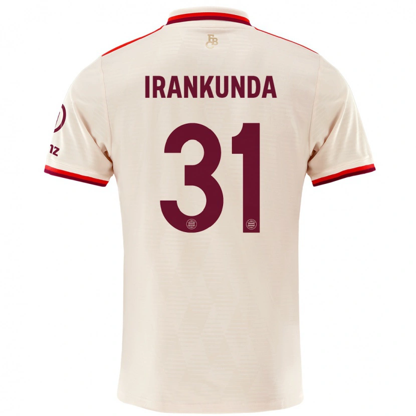 Danxen Mænd Nestory Irankunda #31 Linned Tredje Sæt Spillertrøjer 2024/25 Trøje T-Shirt