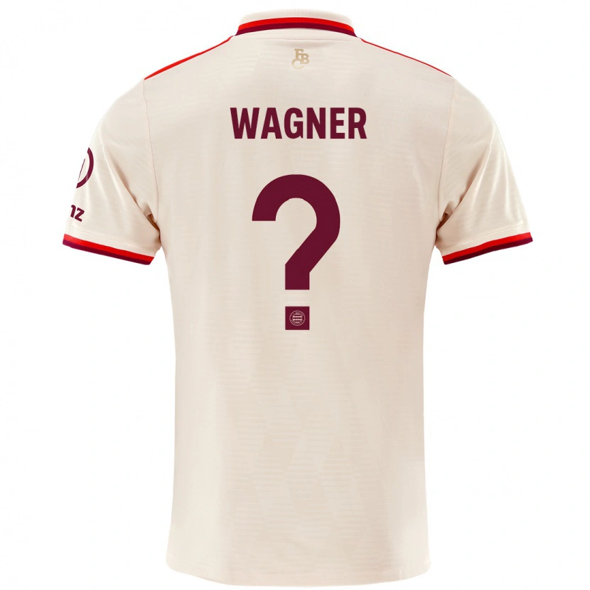 Danxen Mænd Maximilian Wagner #0 Linned Tredje Sæt Spillertrøjer 2024/25 Trøje T-Shirt