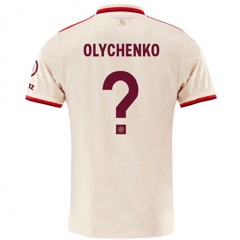 Danxen Mænd Bogdan Olychenko #0 Linned Tredje Sæt Spillertrøjer 2024/25 Trøje T-Shirt