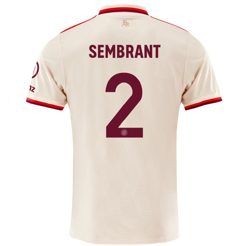 Danxen Mænd Linda Sembrant #2 Linned Tredje Sæt Spillertrøjer 2024/25 Trøje T-Shirt
