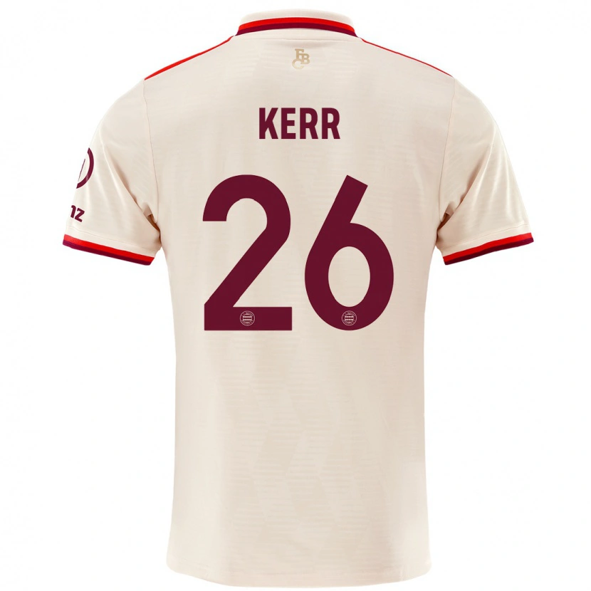Danxen Mænd Samantha Kerr #26 Linned Tredje Sæt Spillertrøjer 2024/25 Trøje T-Shirt