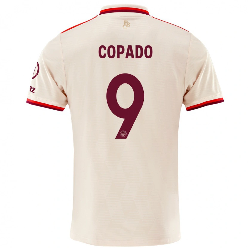 Danxen Mænd Lucas Copado #9 Linned Tredje Sæt Spillertrøjer 2024/25 Trøje T-Shirt
