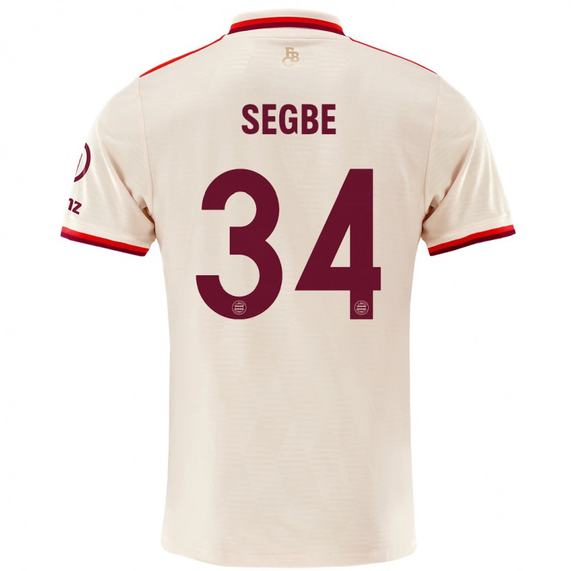 Danxen Mænd Désiré Sègbè #34 Linned Tredje Sæt Spillertrøjer 2024/25 Trøje T-Shirt