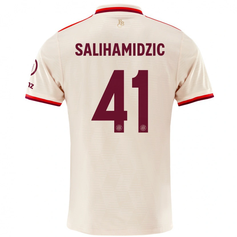 Danxen Mænd Nick Salihamidzic #41 Linned Tredje Sæt Spillertrøjer 2024/25 Trøje T-Shirt