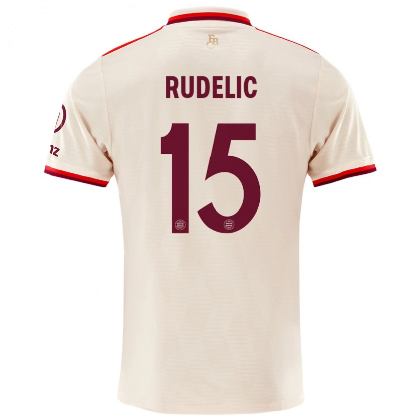 Danxen Mænd Ivana Rudelic #15 Linned Tredje Sæt Spillertrøjer 2024/25 Trøje T-Shirt