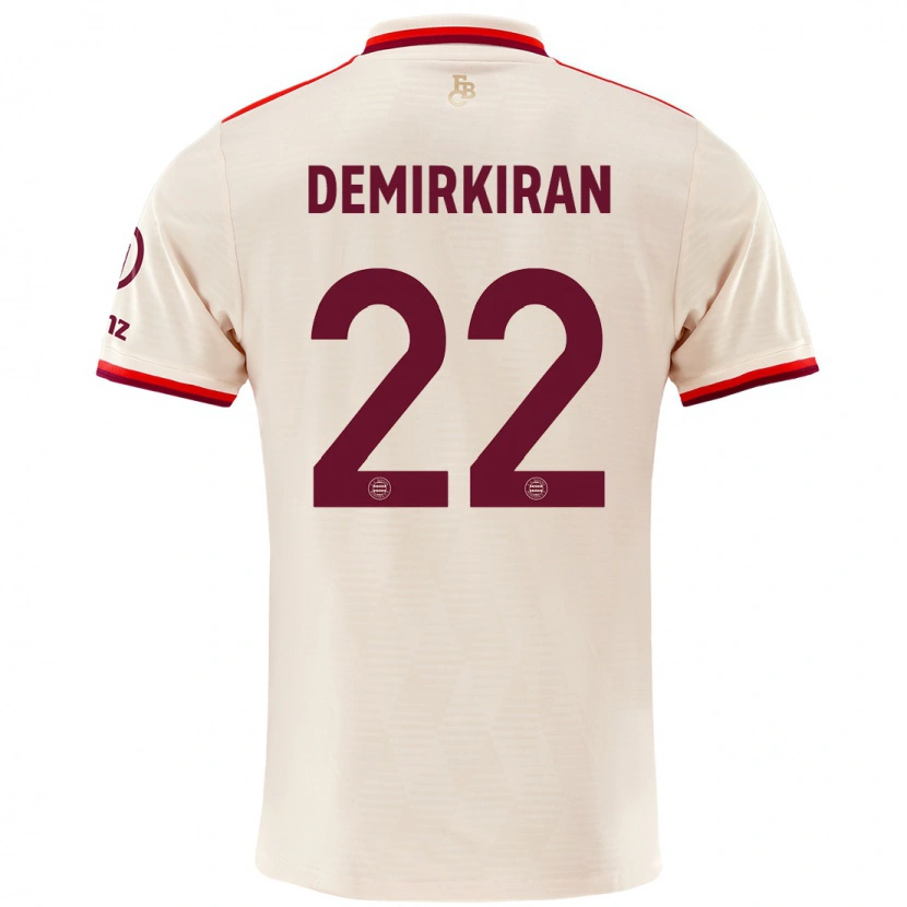 Danxen Mænd Ediz Demirkiran #22 Linned Tredje Sæt Spillertrøjer 2024/25 Trøje T-Shirt