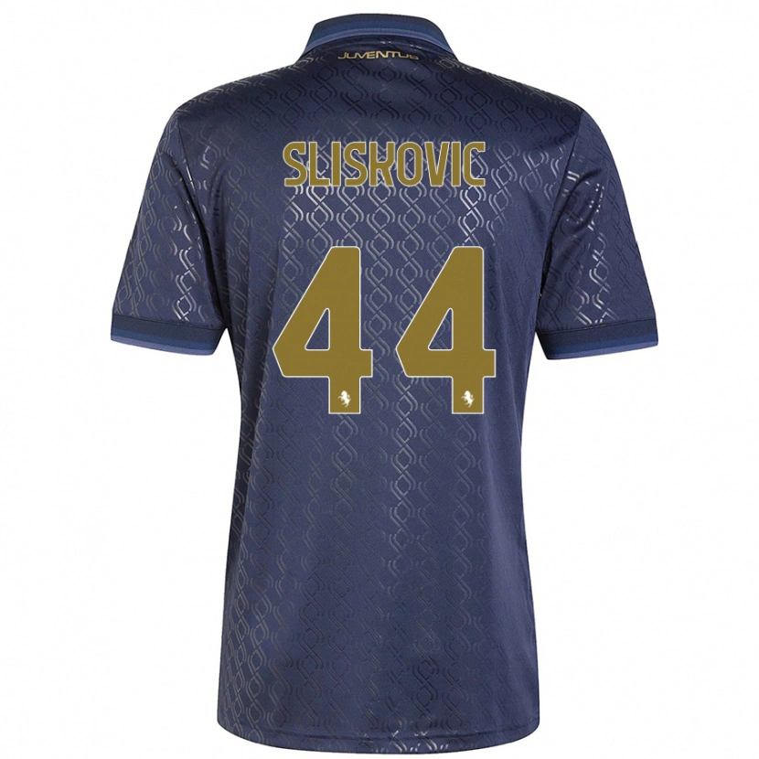 Danxen Mænd Gloria Slišković #44 Marineblå Tredje Sæt Spillertrøjer 2024/25 Trøje T-Shirt