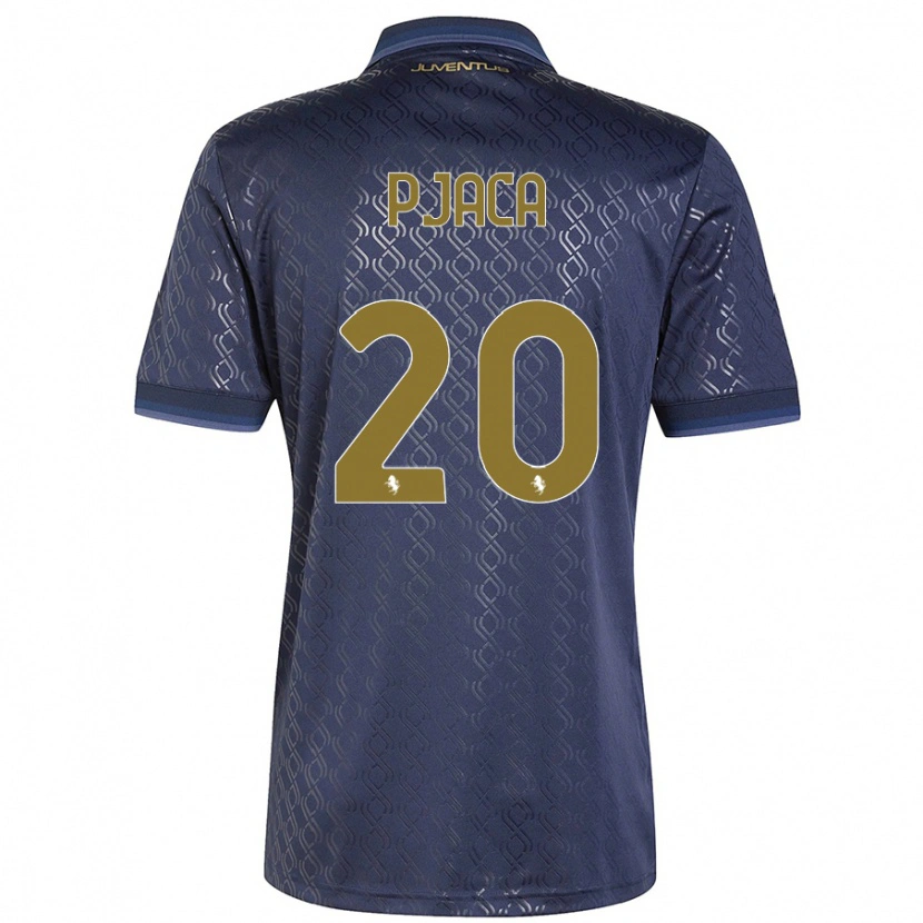 Danxen Mænd Marko Pjaca #20 Marineblå Tredje Sæt Spillertrøjer 2024/25 Trøje T-Shirt