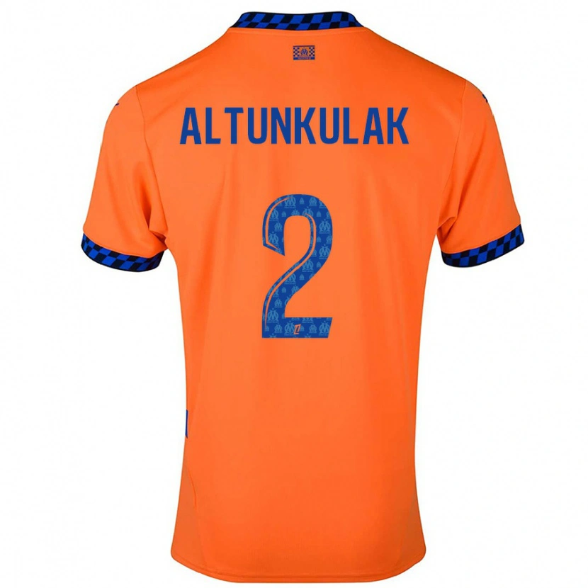 Danxen Mænd Selen Altunkulak #2 Orange Mørkeblå Tredje Sæt Spillertrøjer 2024/25 Trøje T-Shirt