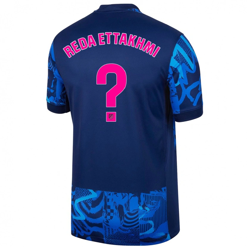 Danxen Mænd Mohamed Reda Ettakhmi #0 Kongeblå Tredje Sæt Spillertrøjer 2024/25 Trøje T-Shirt