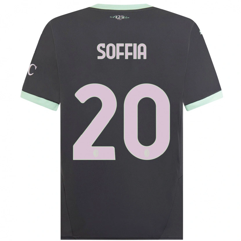 Danxen Mænd Angelica Soffia #20 Grå Tredje Sæt Spillertrøjer 2024/25 Trøje T-Shirt
