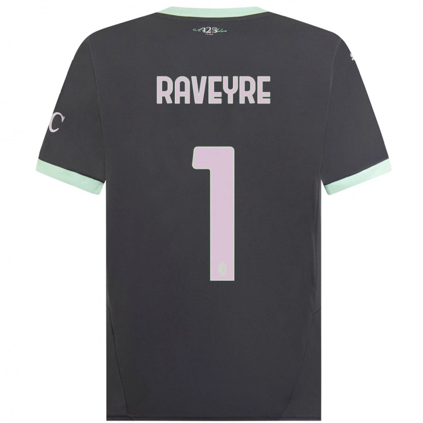 Danxen Mænd Noah Raveyre #1 Grå Tredje Sæt Spillertrøjer 2024/25 Trøje T-Shirt
