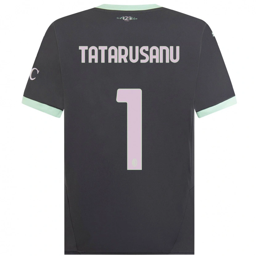 Danxen Mænd Ciprian Tatarusanu #1 Grå Tredje Sæt Spillertrøjer 2024/25 Trøje T-Shirt