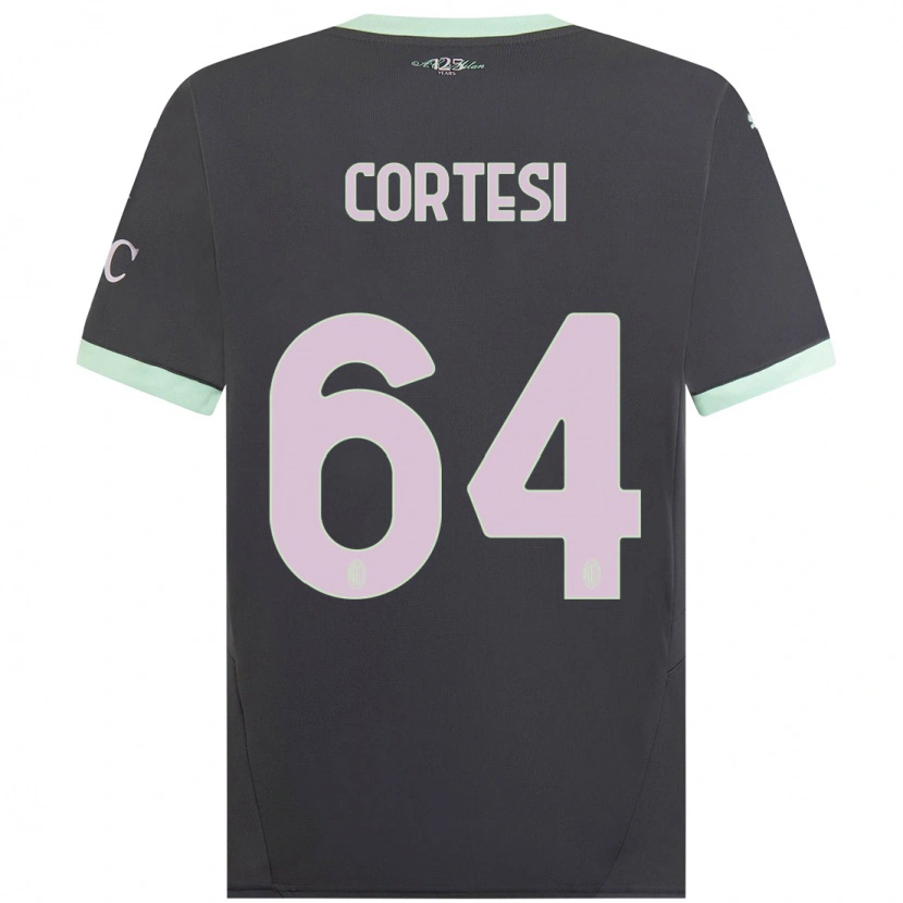 Danxen Mænd Selena Cortesi #64 Grå Tredje Sæt Spillertrøjer 2024/25 Trøje T-Shirt