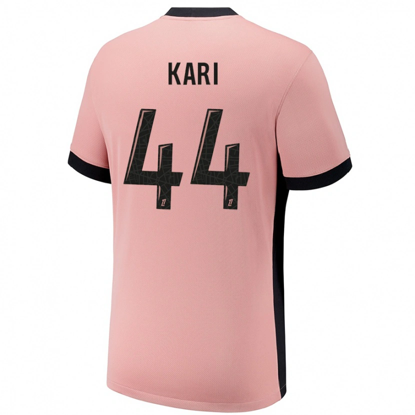 Danxen Mænd Ayman Kari #44 Rust Lyserød Tredje Sæt Spillertrøjer 2024/25 Trøje T-Shirt