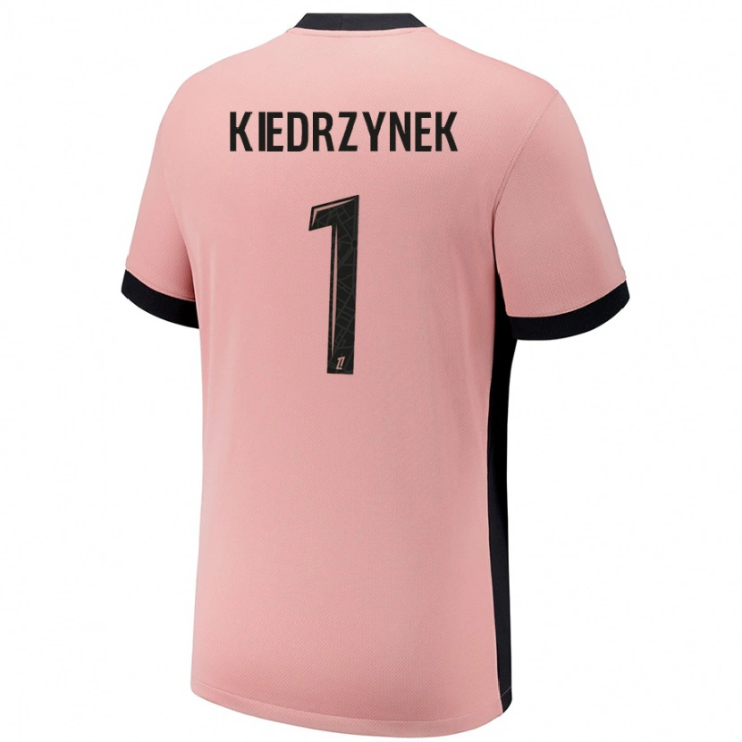 Danxen Mænd Katarzyna Kiedrzynek #1 Rust Lyserød Tredje Sæt Spillertrøjer 2024/25 Trøje T-Shirt